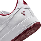Nike Mens Kobe Air Force 1 Low - White/Team Red