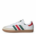 Adidas Mens Samba OG - White/Scarlet/Dark Green