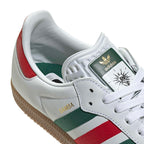 Adidas Mens Samba OG - White/Scarlet/Dark Green